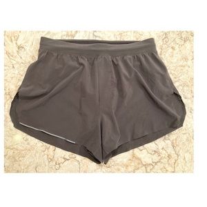 Lululemon Fast Free Short 3" GRAPHITE GREY Small